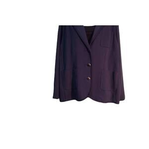 Lands End 3‎ Button Jacket with 3 Pockets, Navy, Sz 22W